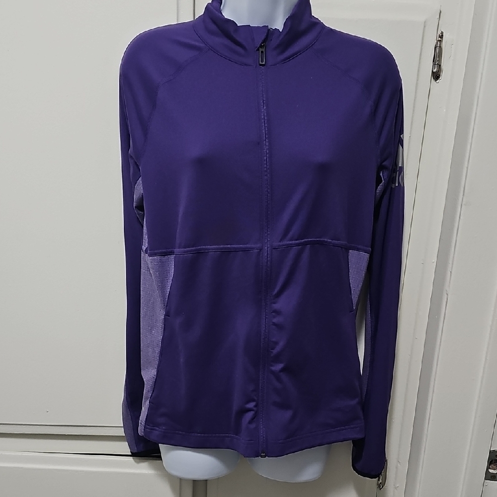 adidas Purple Full-Zip Training Jacket